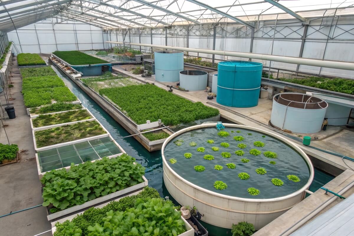 Aquaponics system diagram