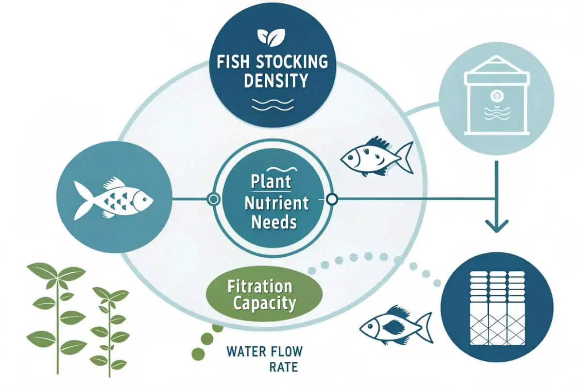 Aquaponics system size comparison