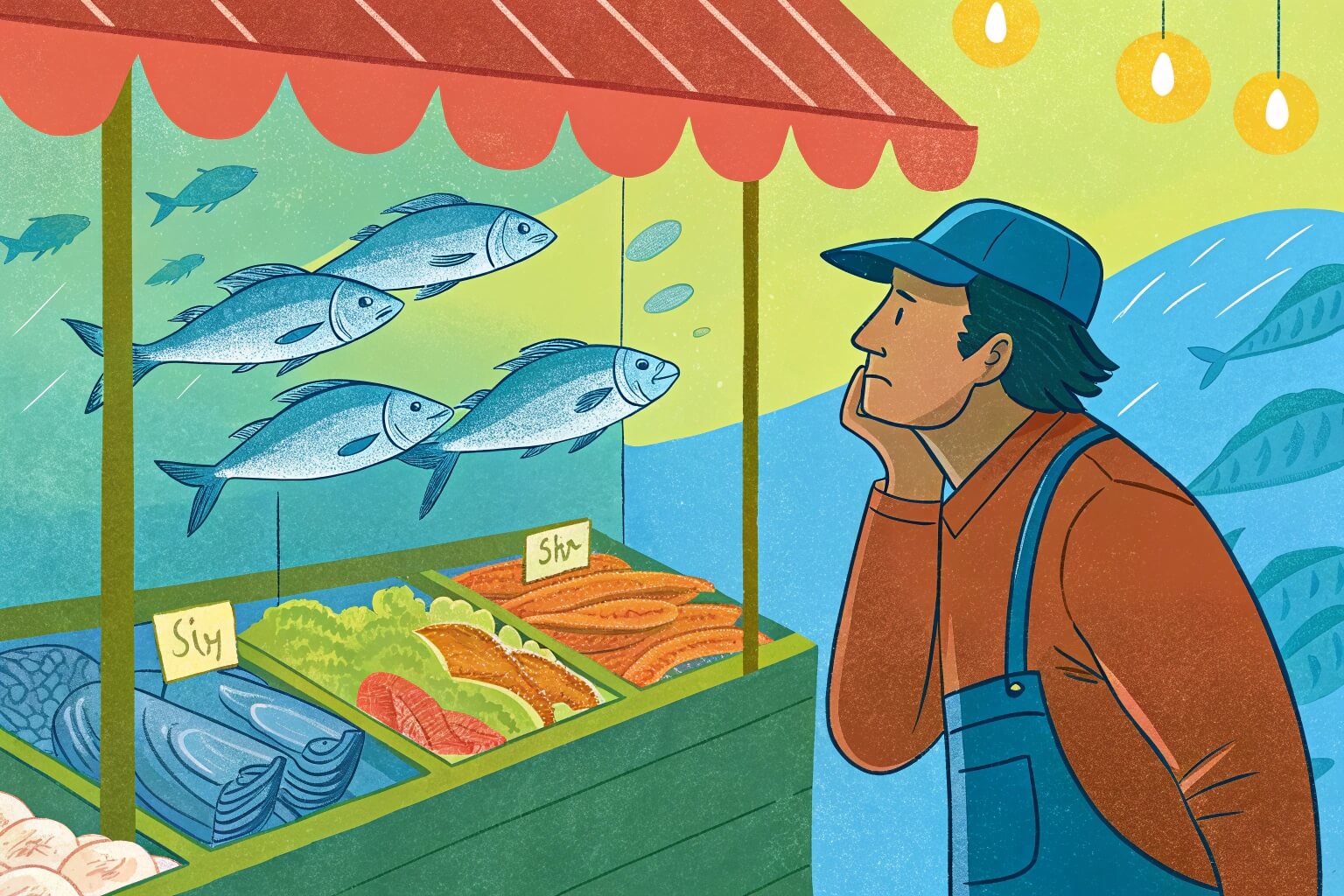 Various profitable fish species for farming like Tilapia, Catfish, Salmon