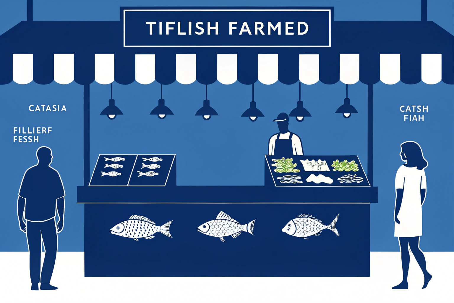 Healthy Tilapia swimming in a farm tank