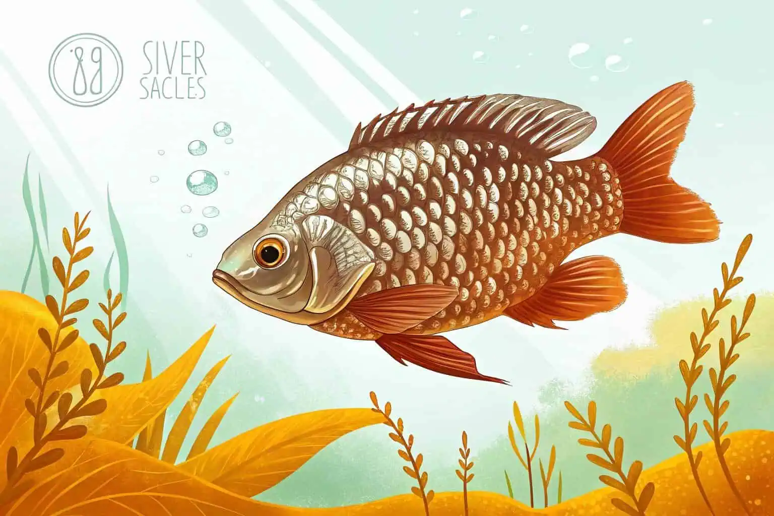 Close up of Nile Tilapia fish