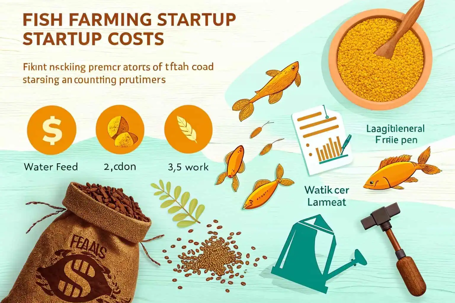 Breakdown of fish farm startup costs