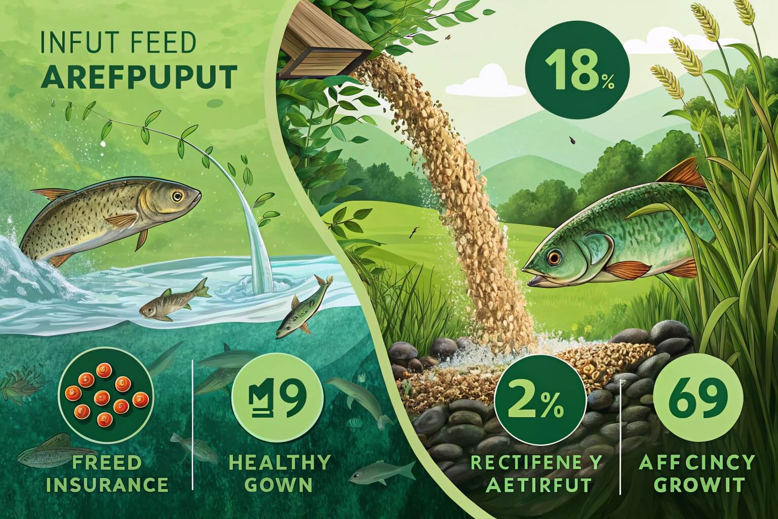 Graph showing increasing aquaculture productivity over time