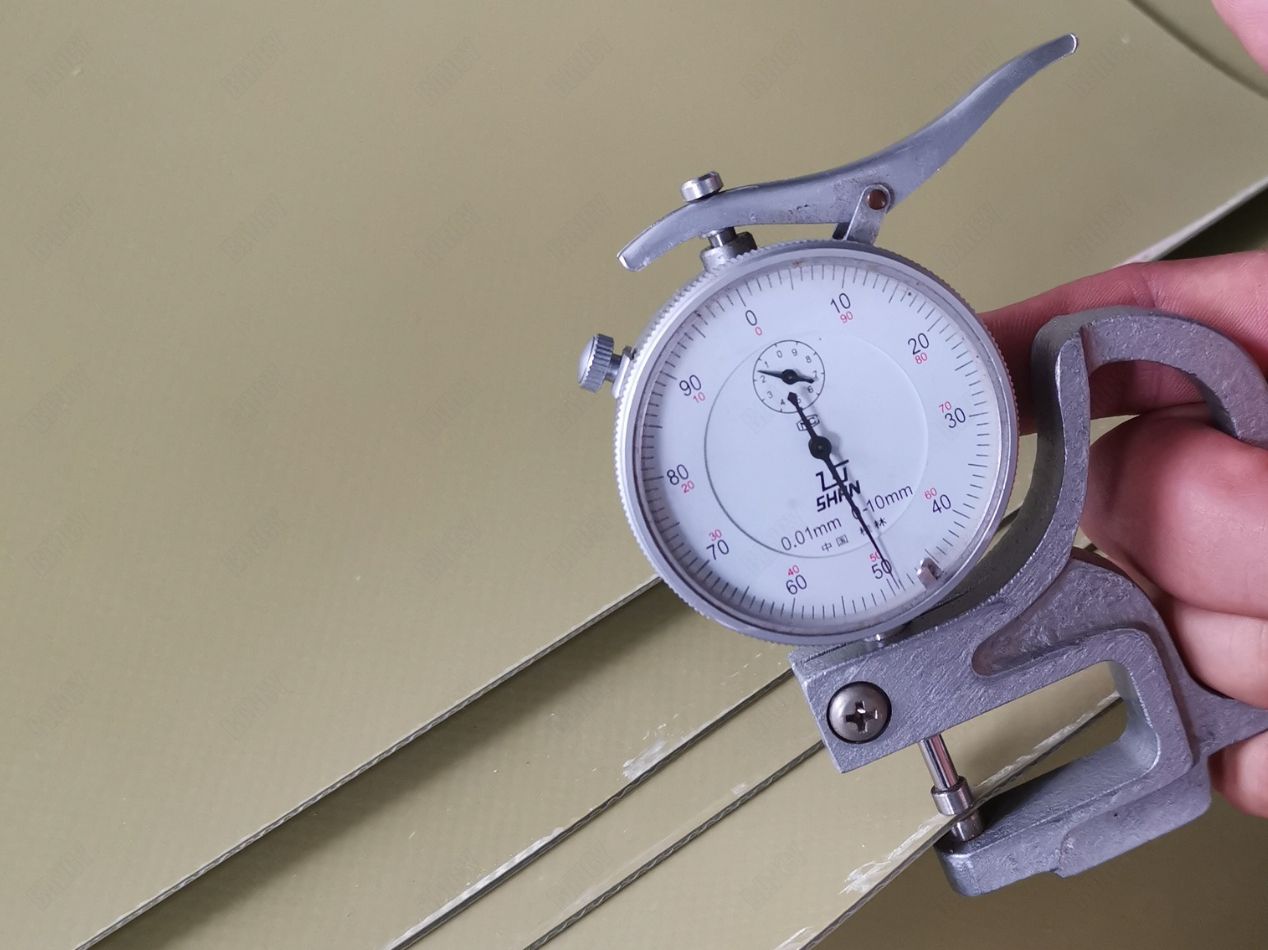 Bancy - Raw Material Inspection for Flexible Tanks - Thickness Measurement