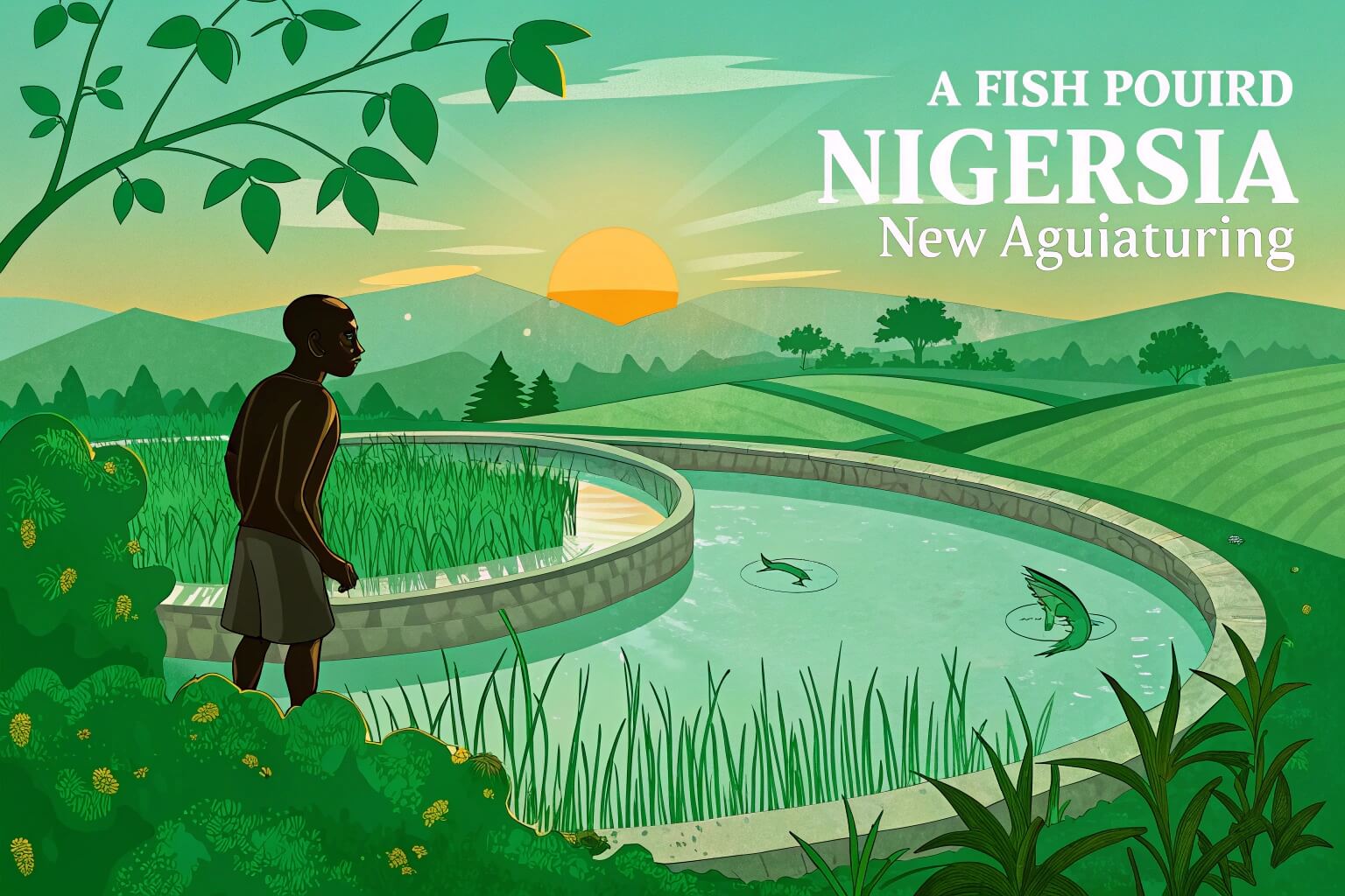 Fish farming in Nigeria with modern fish tanks