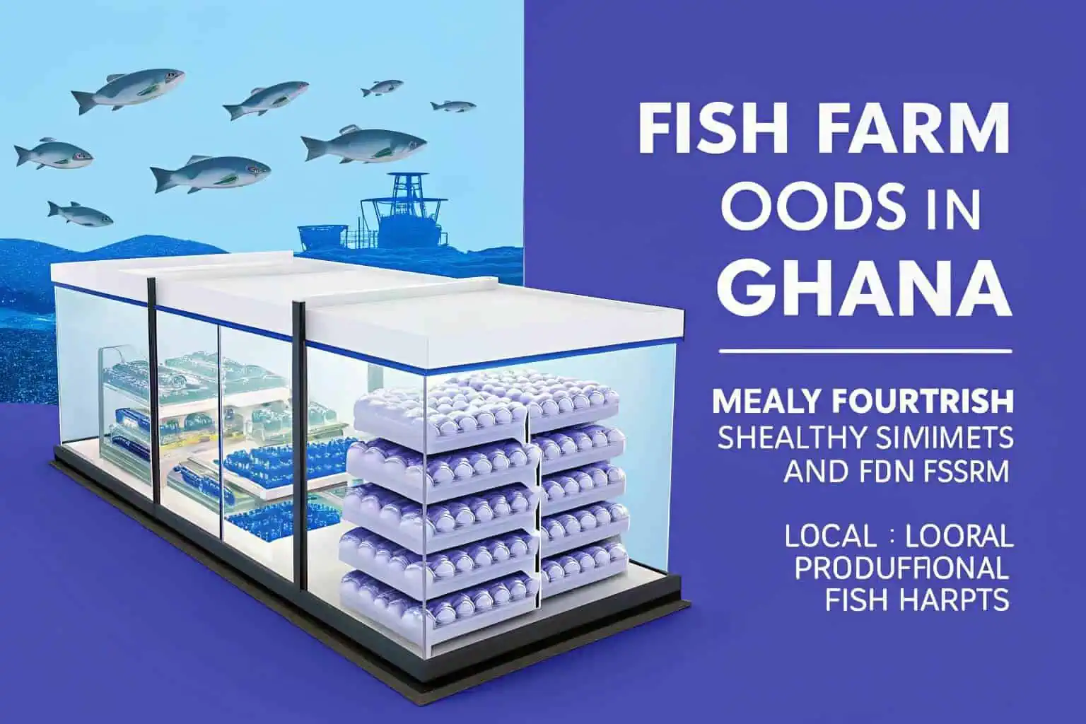 Imported tilapia in a Ghanaian market