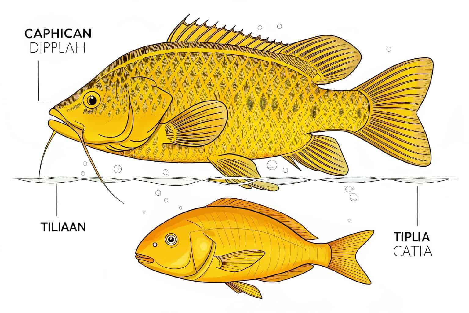alt: Healthy Tilapia and Catfish in a Ghanaian fish farm