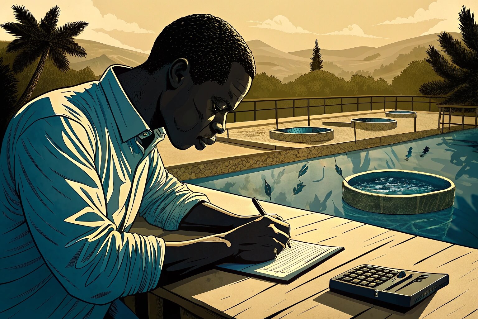 Calculating startup costs for a fish farm in Ghana