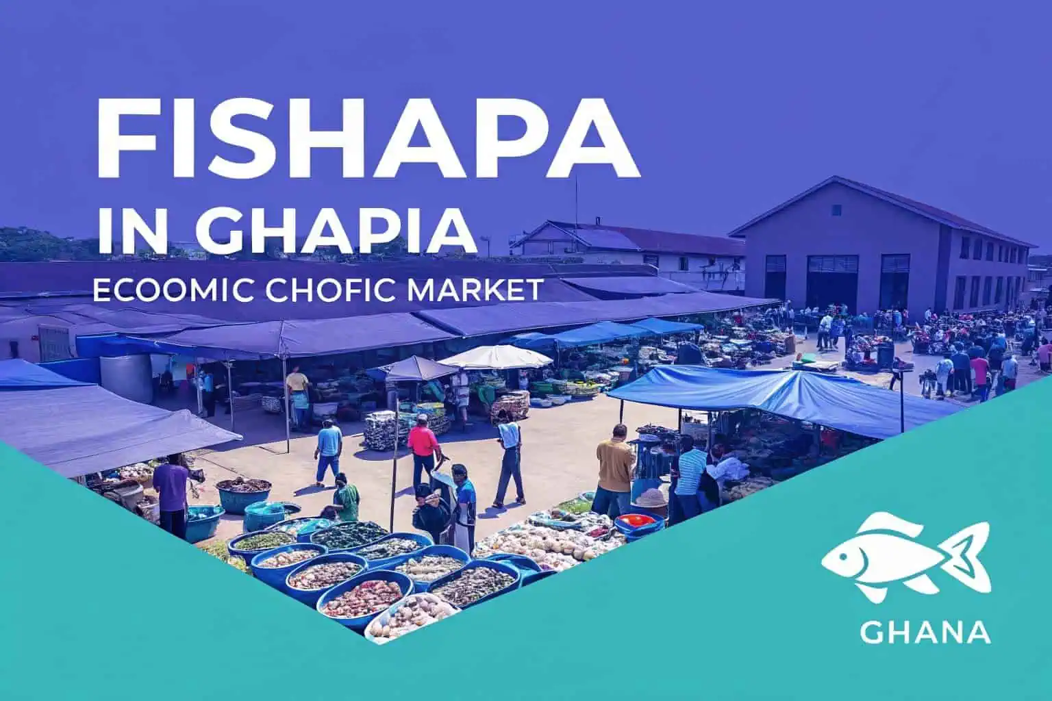 Tilapia fish swimming in a pond in Ghana