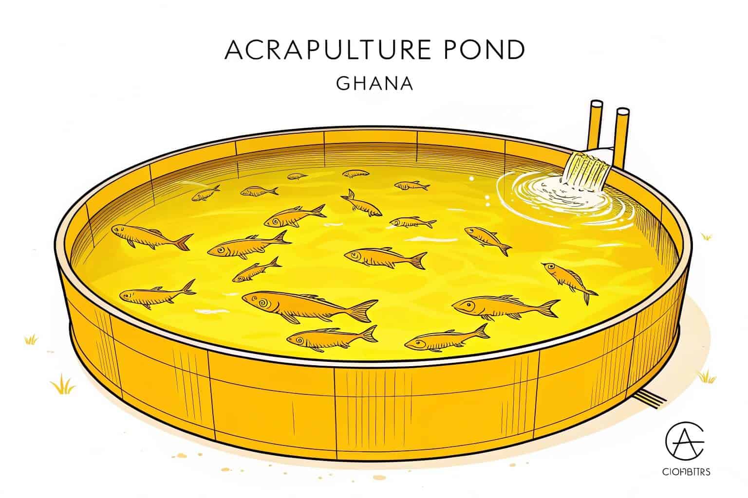 alt: Fish swimming in a well-sized pond