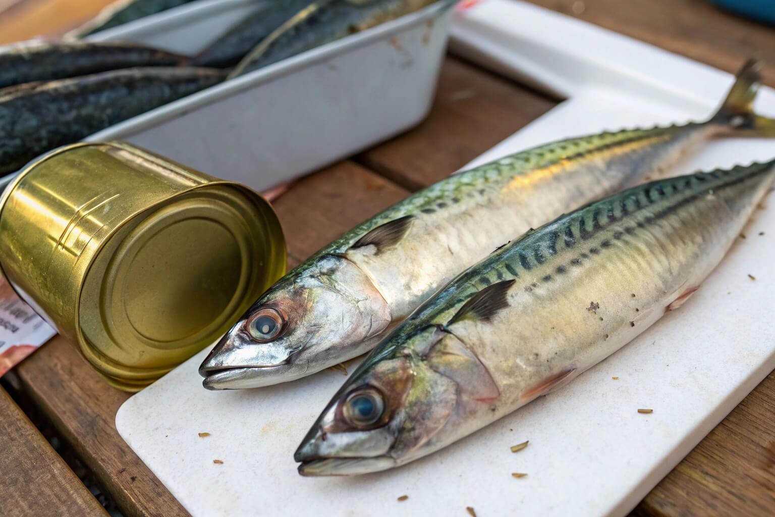 Mackerel and Sardines display