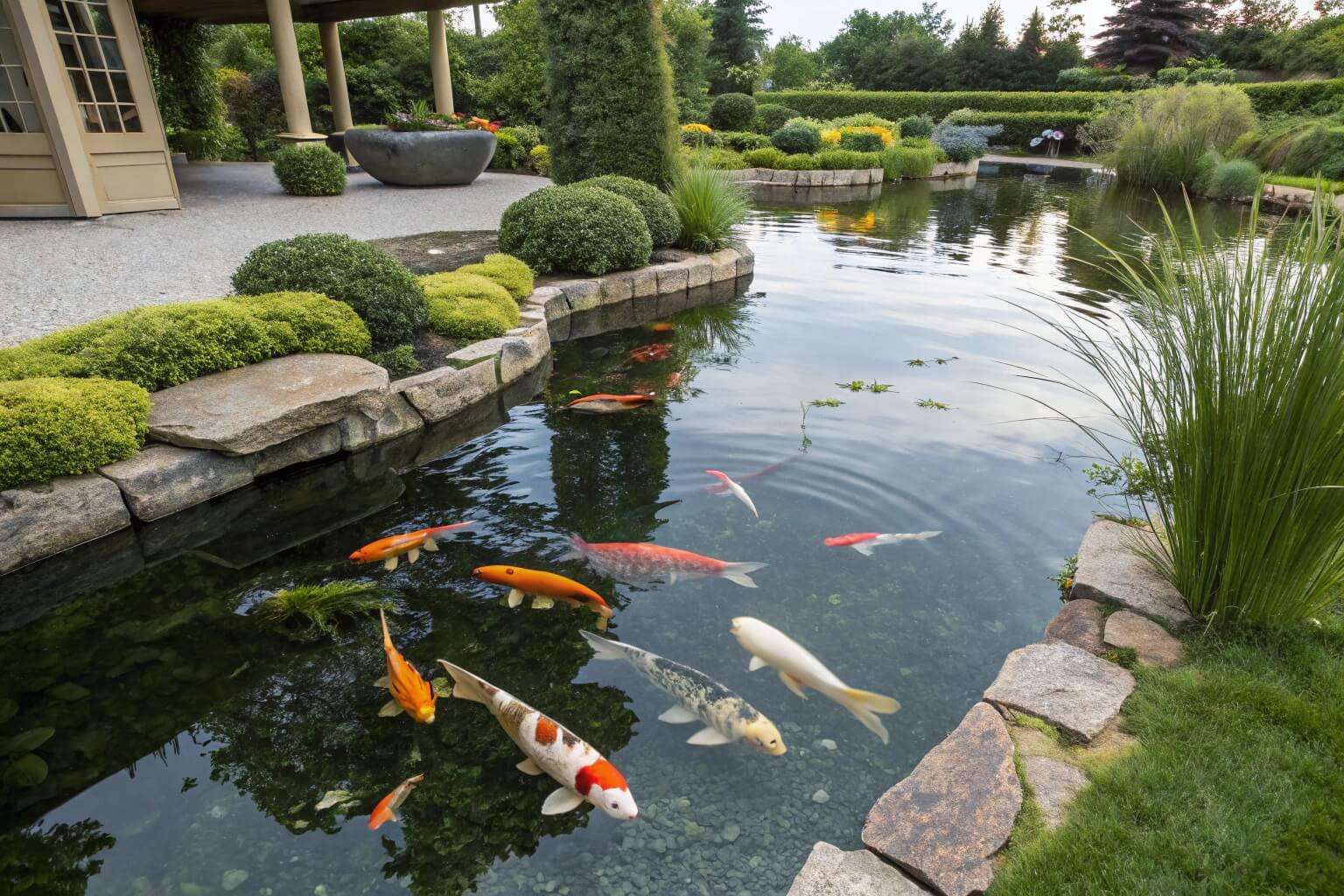 Diverse range of aquaculture products like fish, shrimp, and seaweed