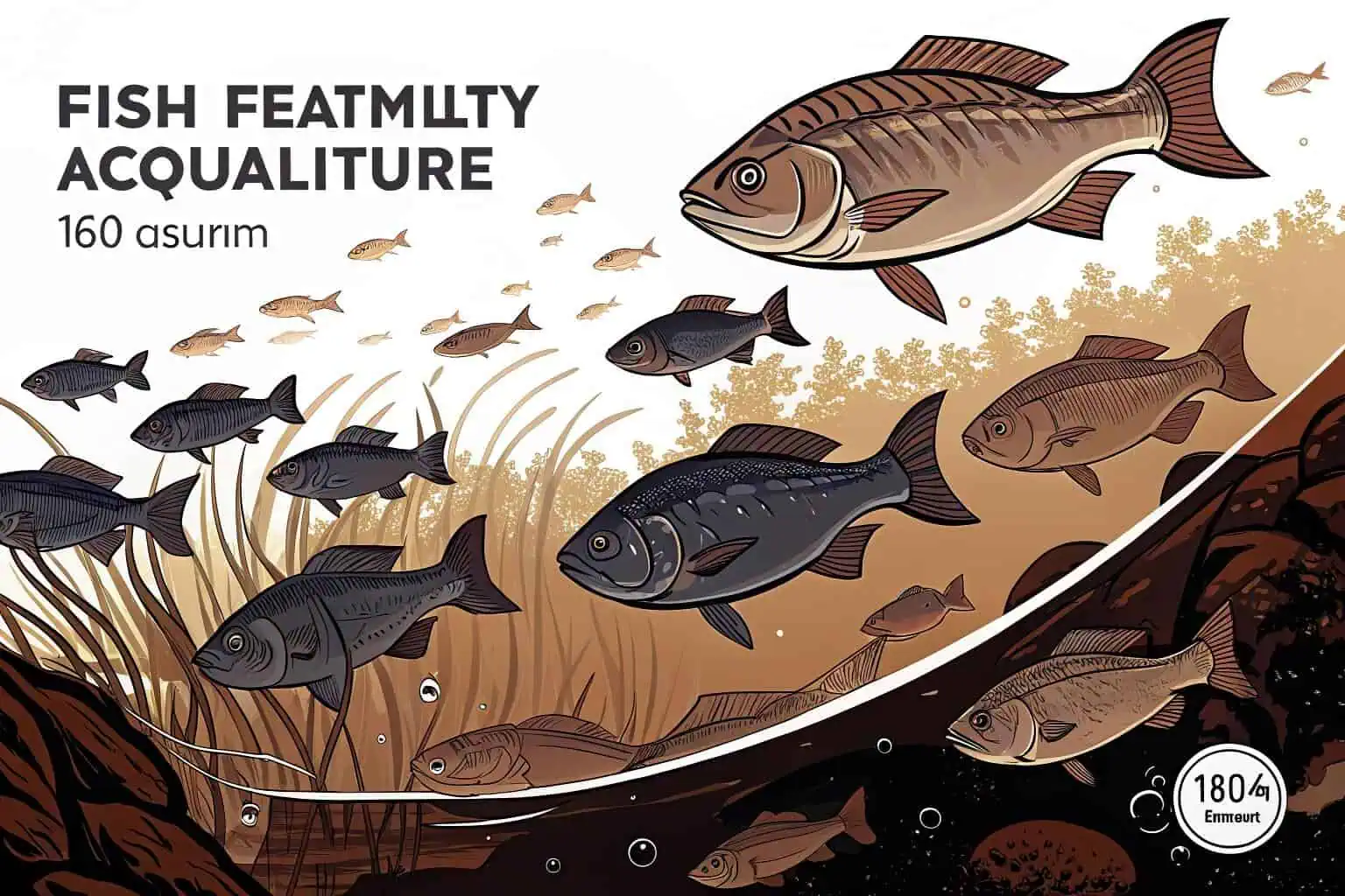 Fish swimming in a Bancy aquaculture tank