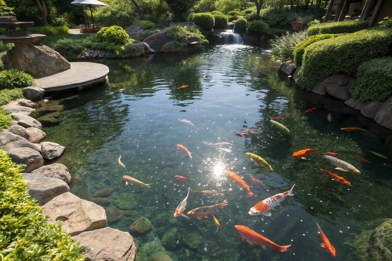 Automatic fish feeder by a Bancy galvanized sheet fish tank
