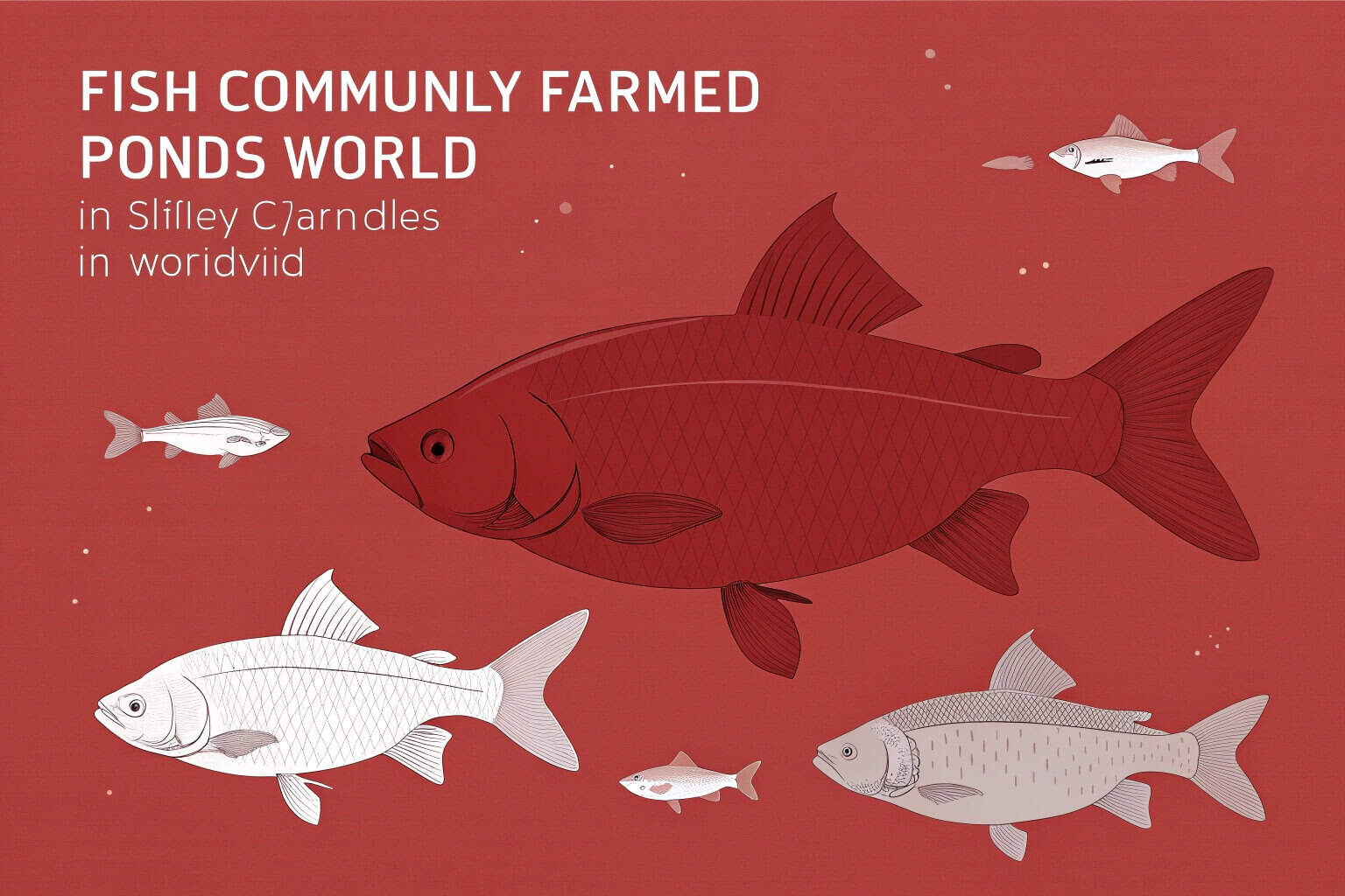 Different types of pond fish