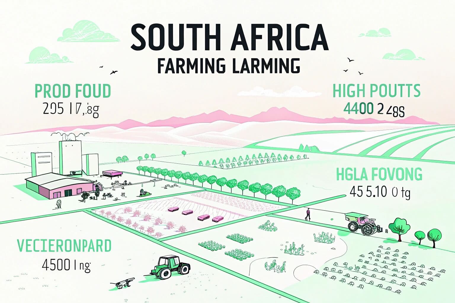 Comparison of profitable farming sectors in South Africa