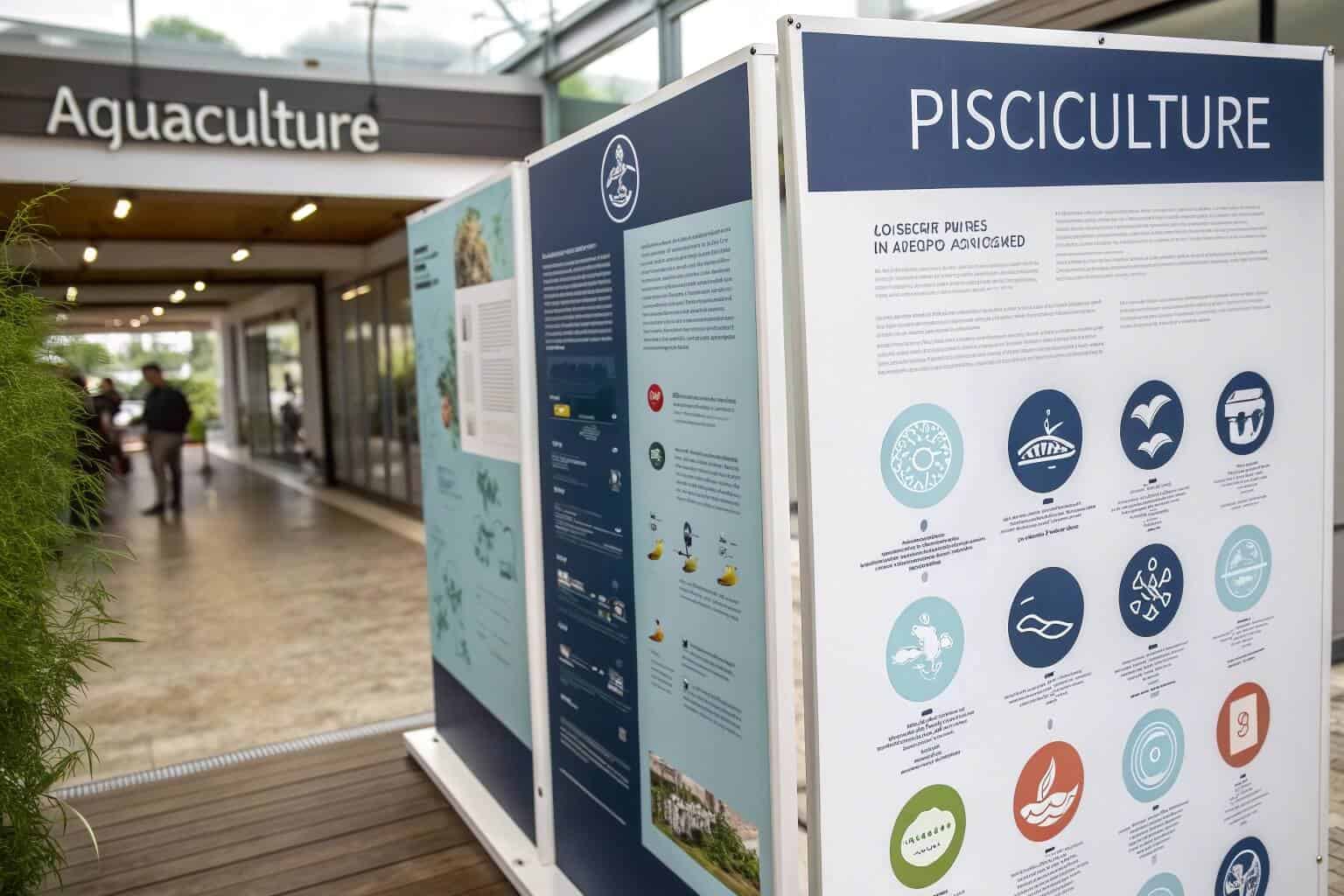 A comparison table infographic showing the differences between aquaculture and pisciculture.