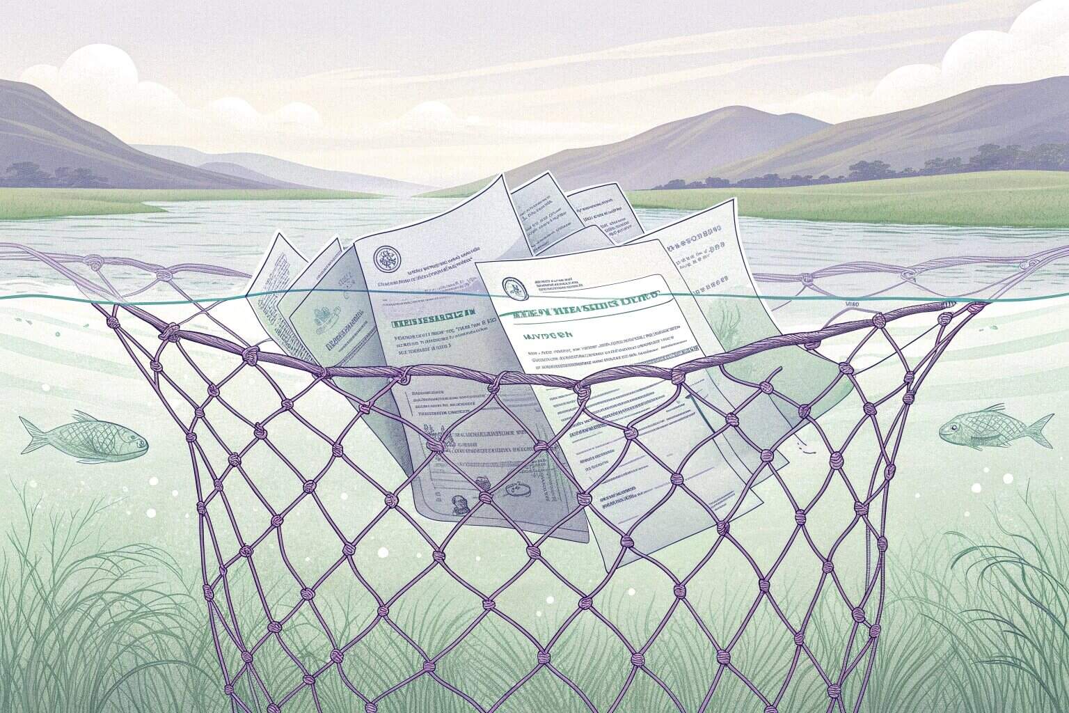 A fish farm in South Africa with clear water and healthy fish