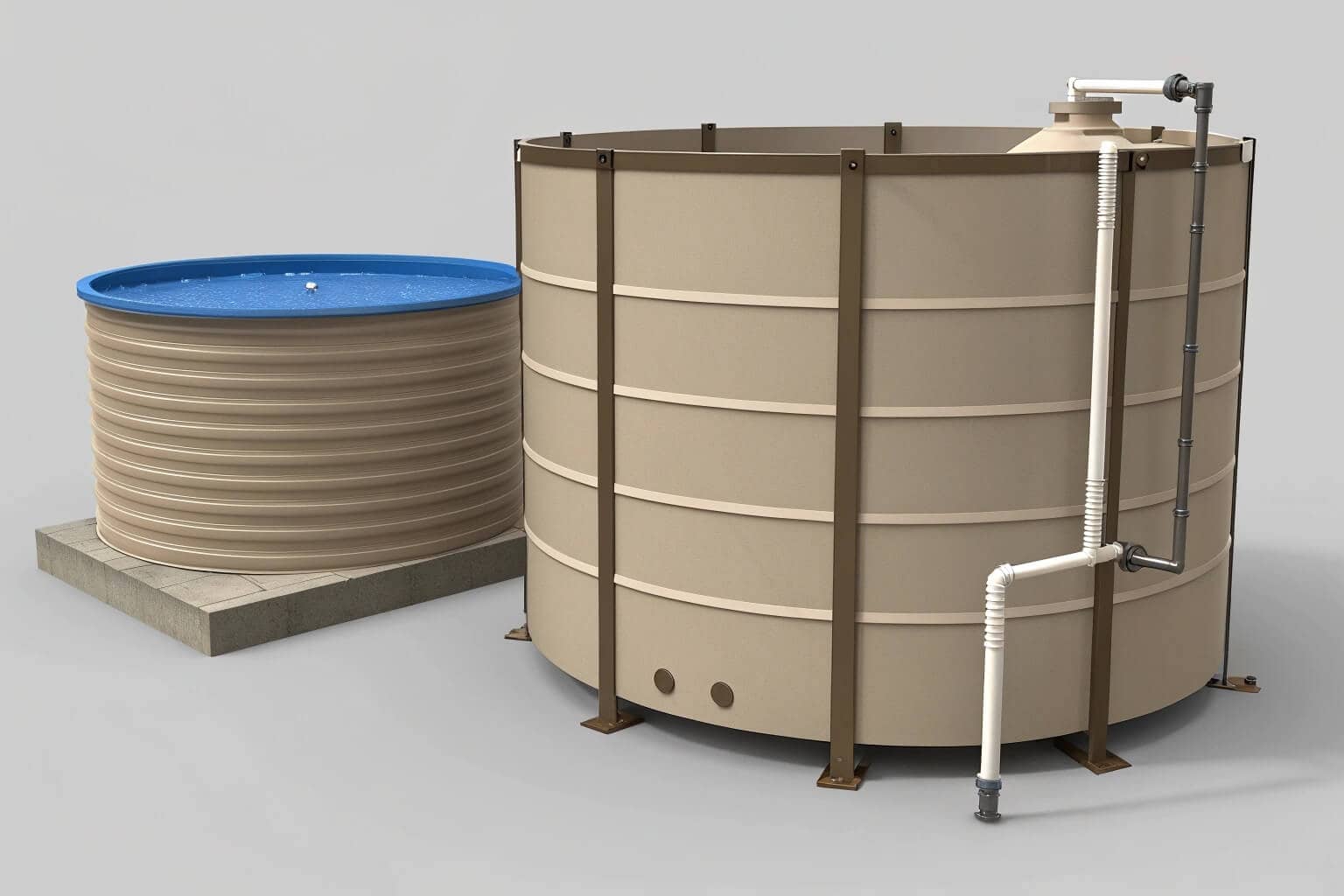 Examples of different aquaculture culturing facilities
