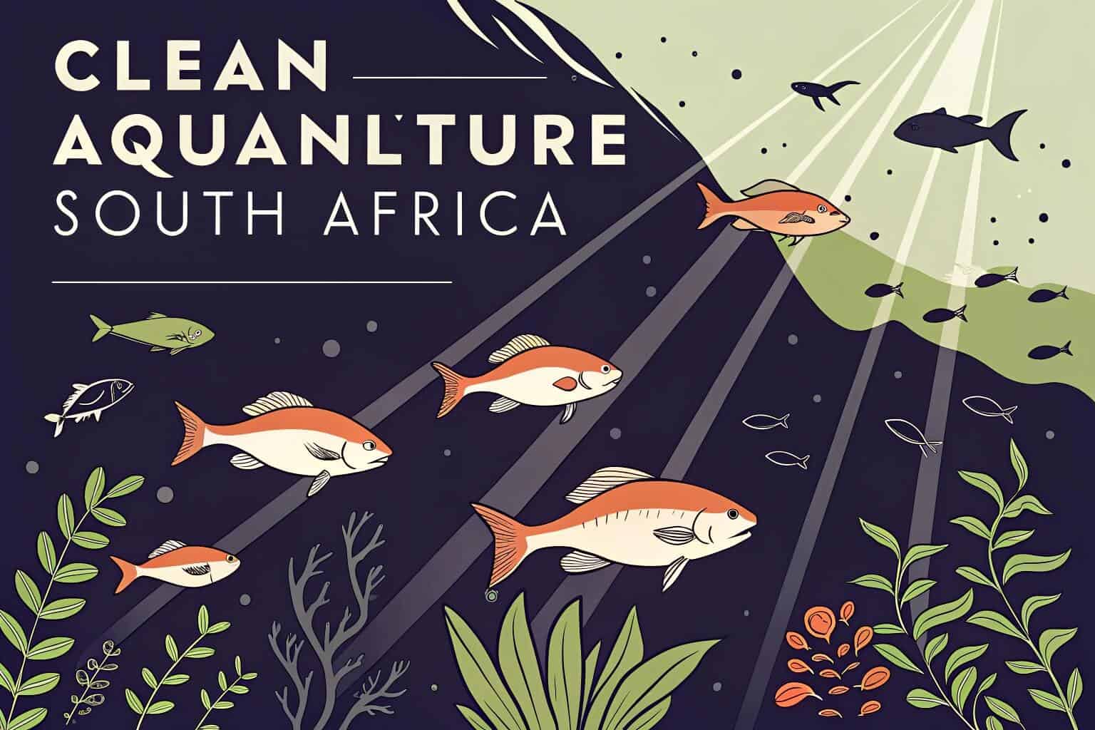 Various farmed fish species in South Africa