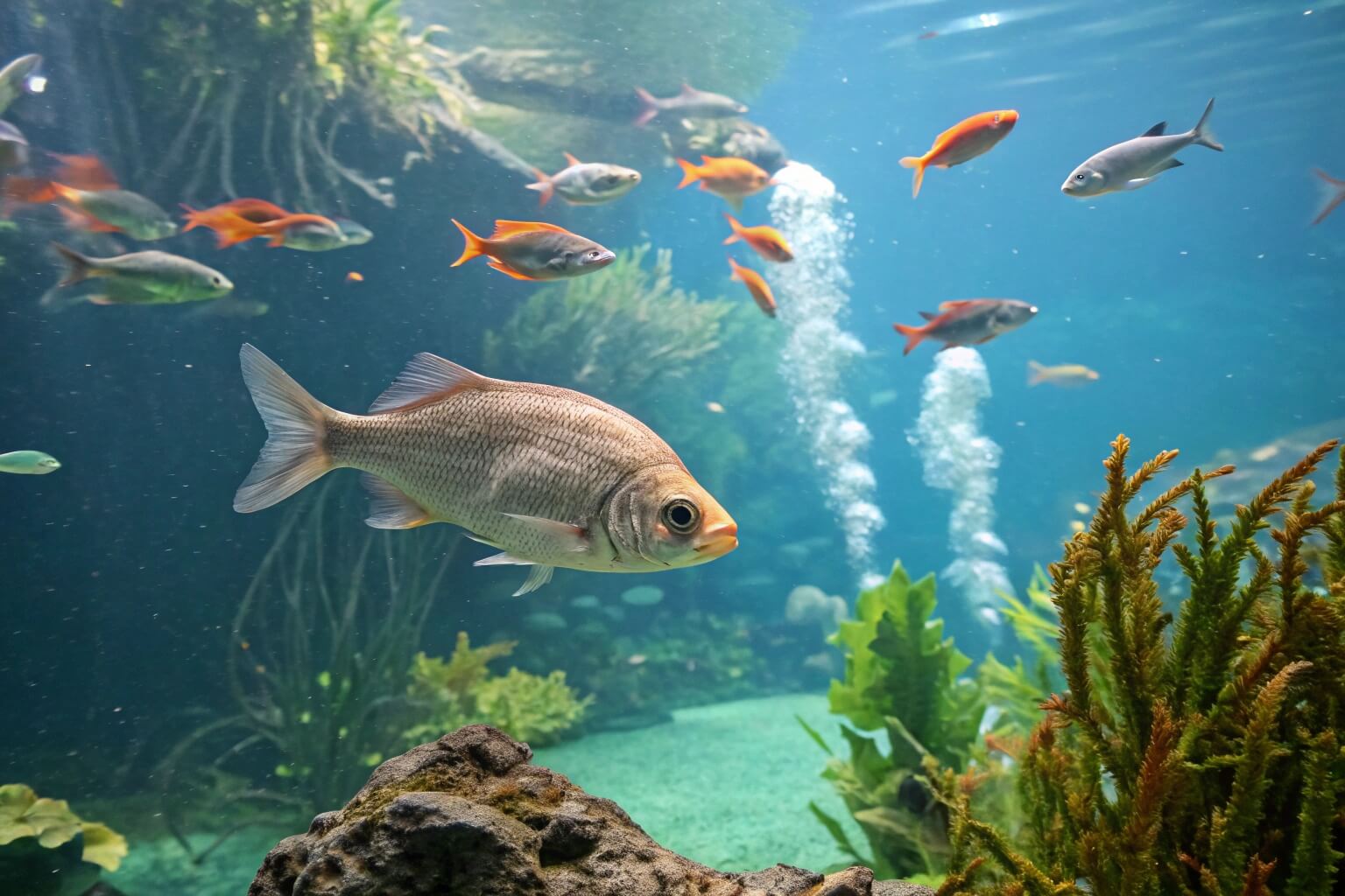 Fastest growing fish in an aquarium