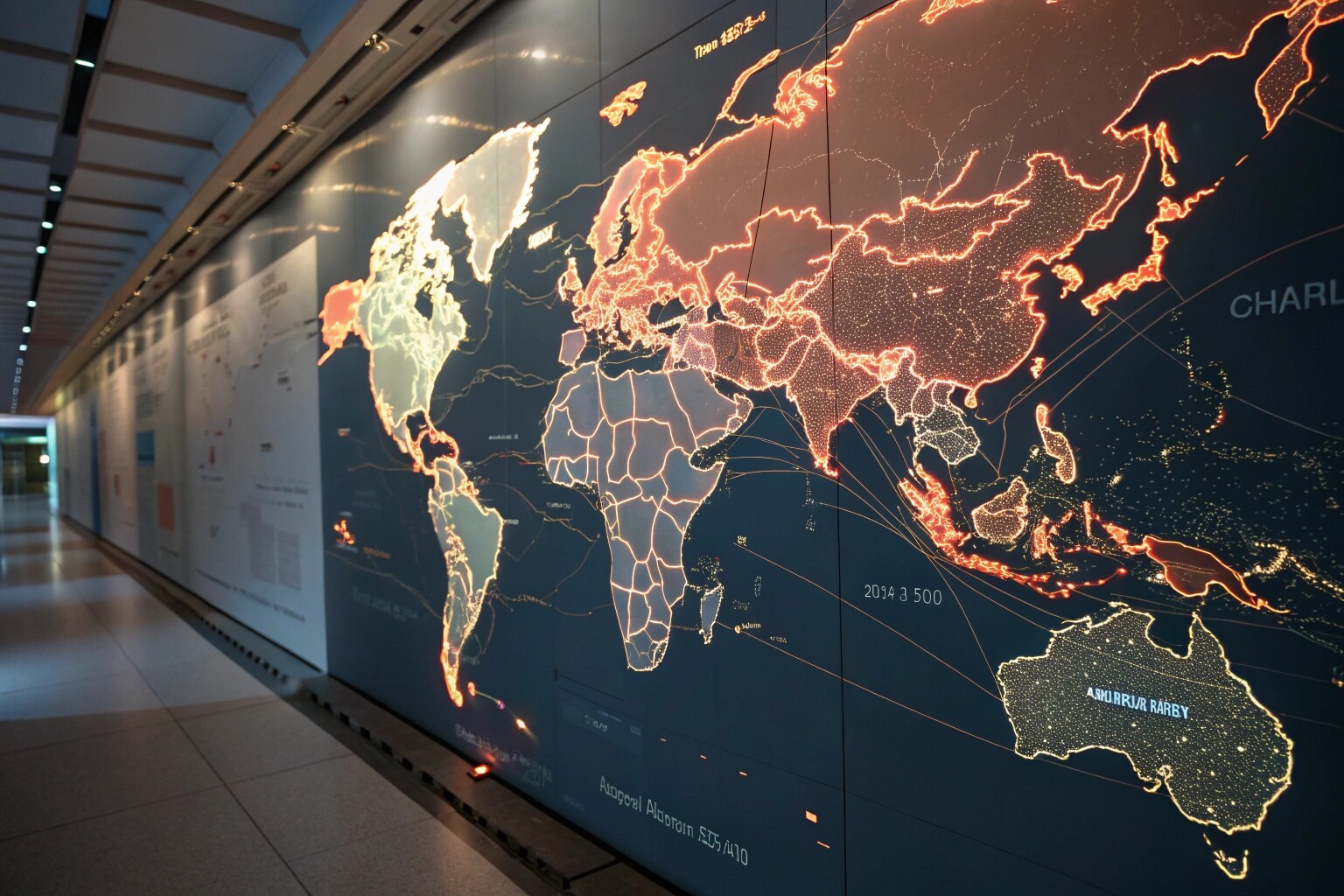 Global map highlighting fish consumption patterns