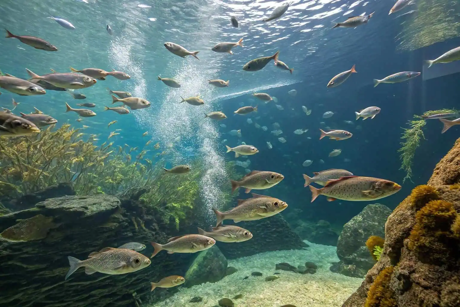 Fish reproducing quickly in a tank