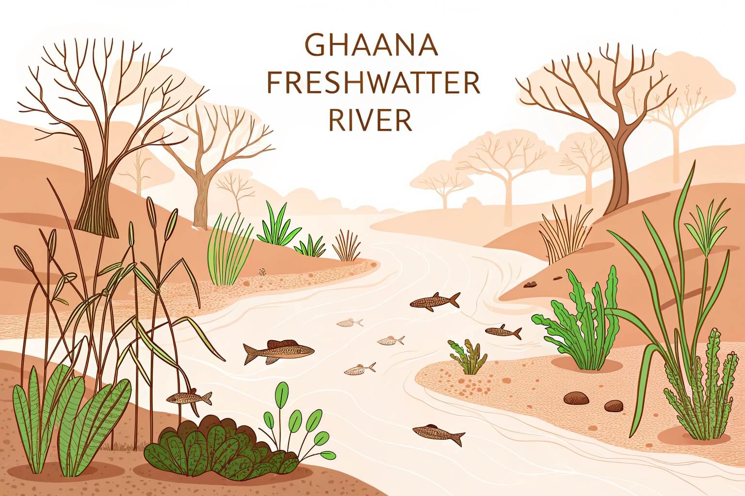 Freshwater fish from Volta Lake, Ghana
