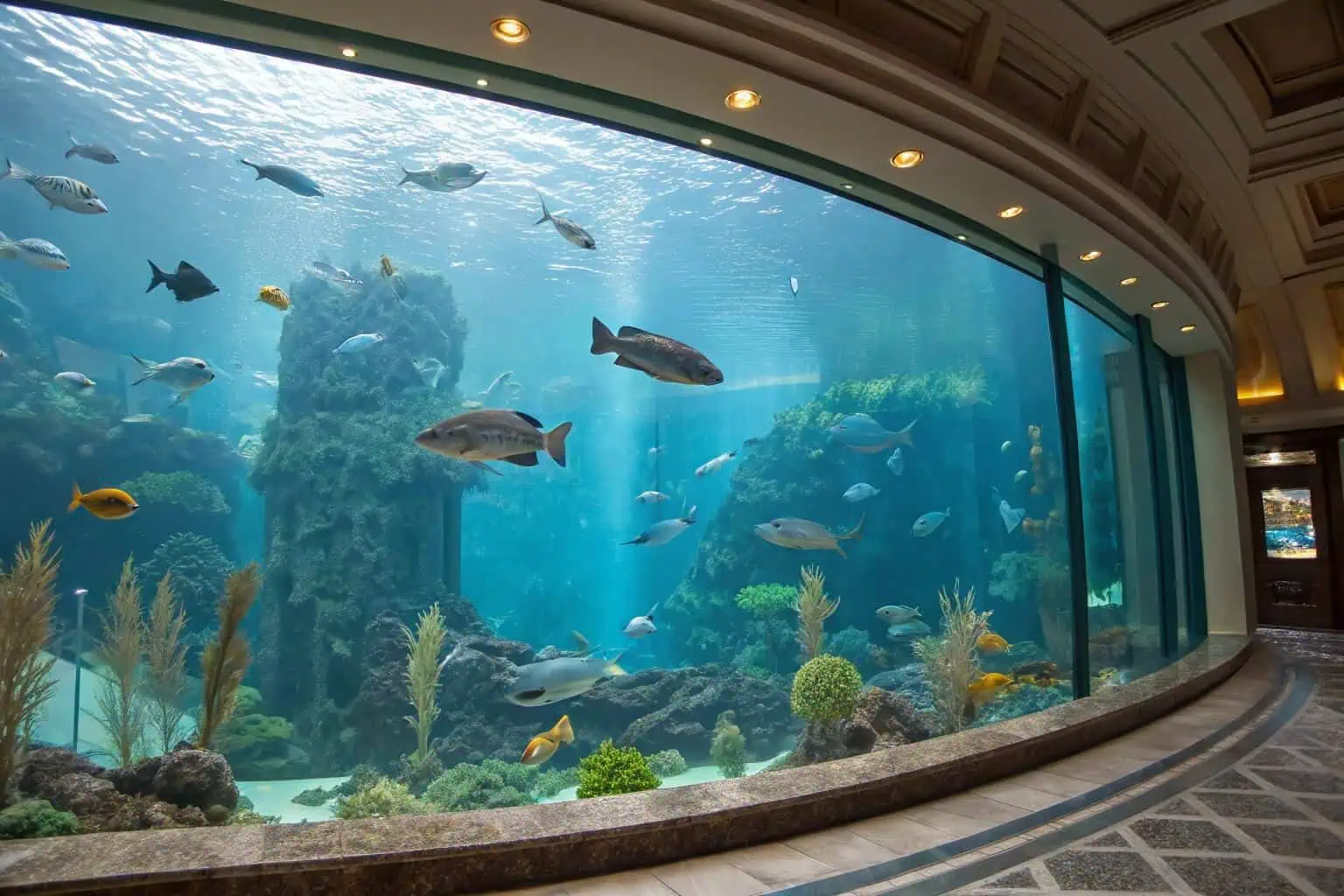 Aquarium fish growing quickly