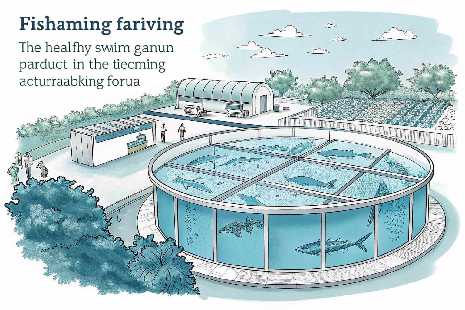 Integrated fish farming system