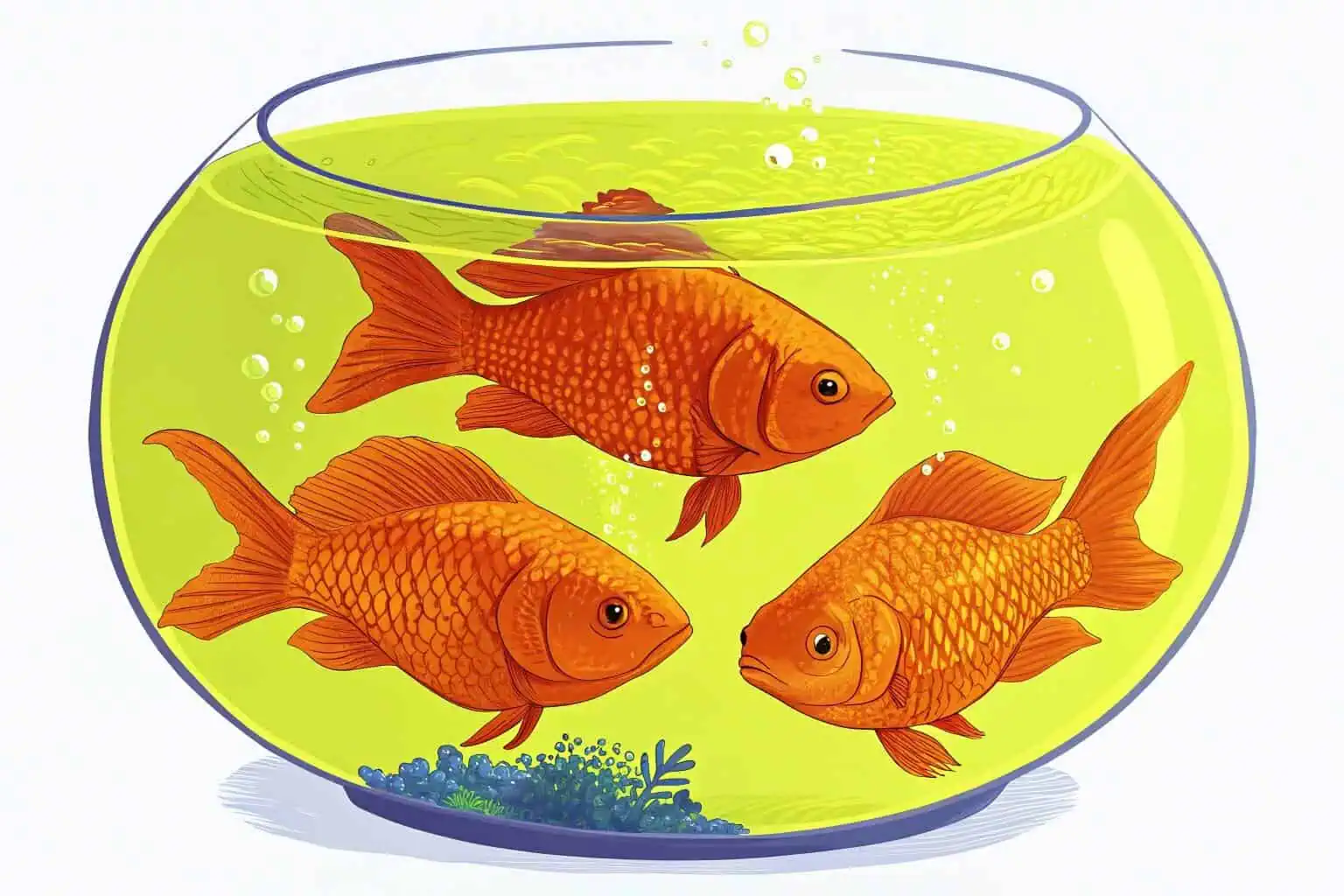 Close-up shot of Tilapia swimming in a tank