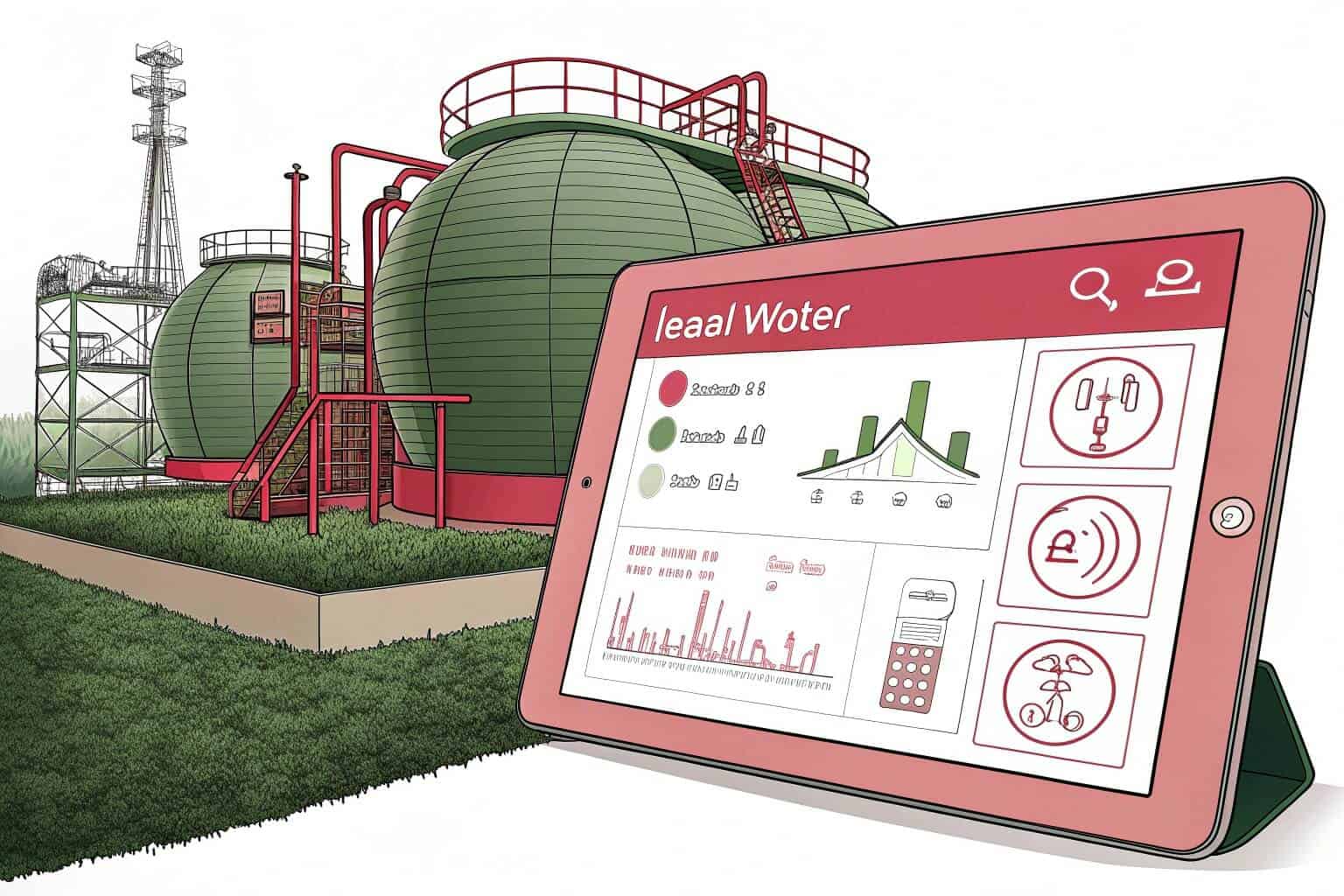 A chart showing ideal water parameter ranges for biofloc