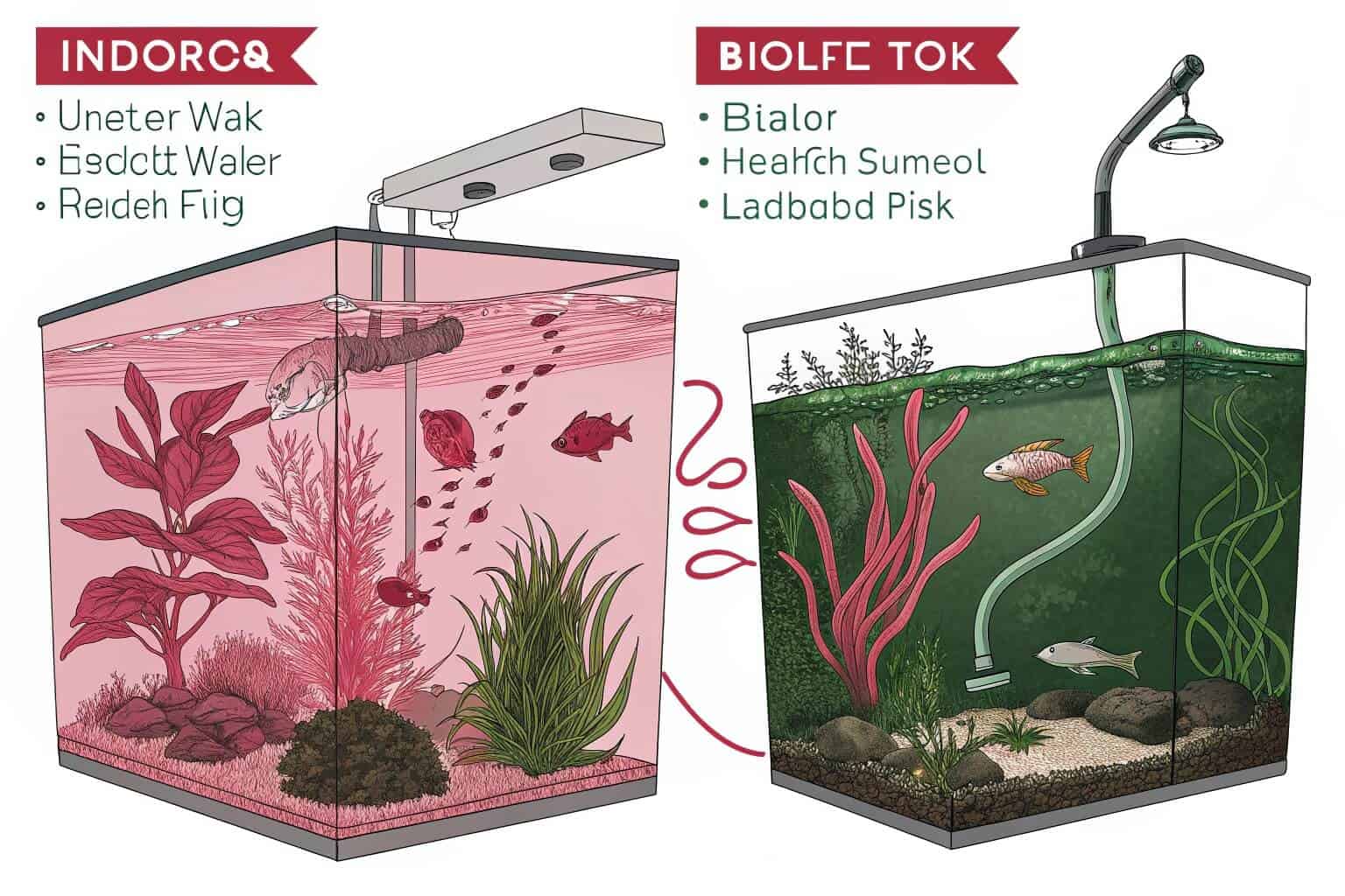 An image of an indoor biofloc system, highlighting the lack of reliance on sunlight