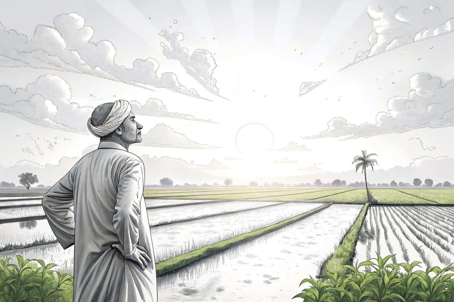 A fish farm in Punjab with clear water and healthy fish