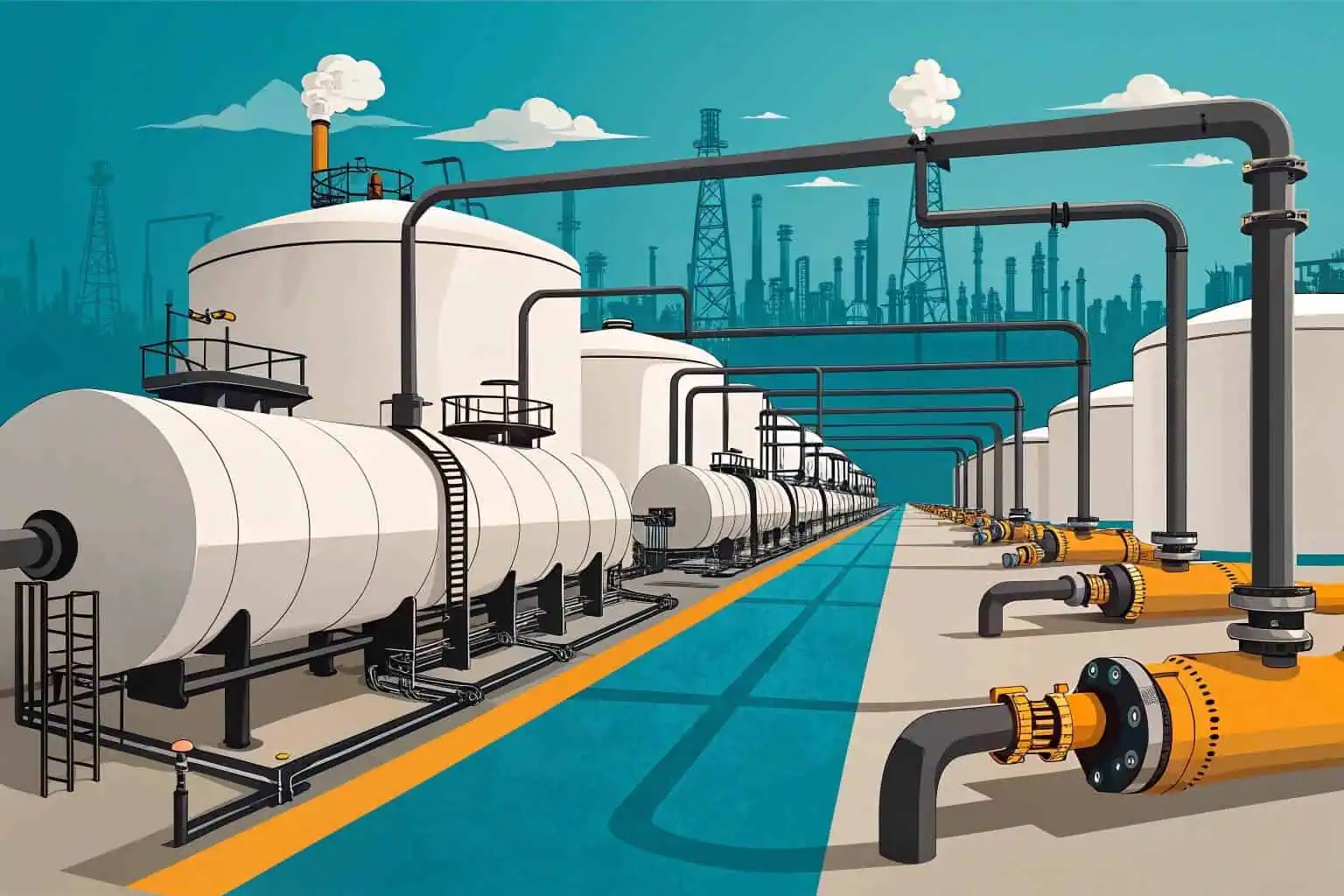 An image showing the complex piping and machinery of a RAS setup