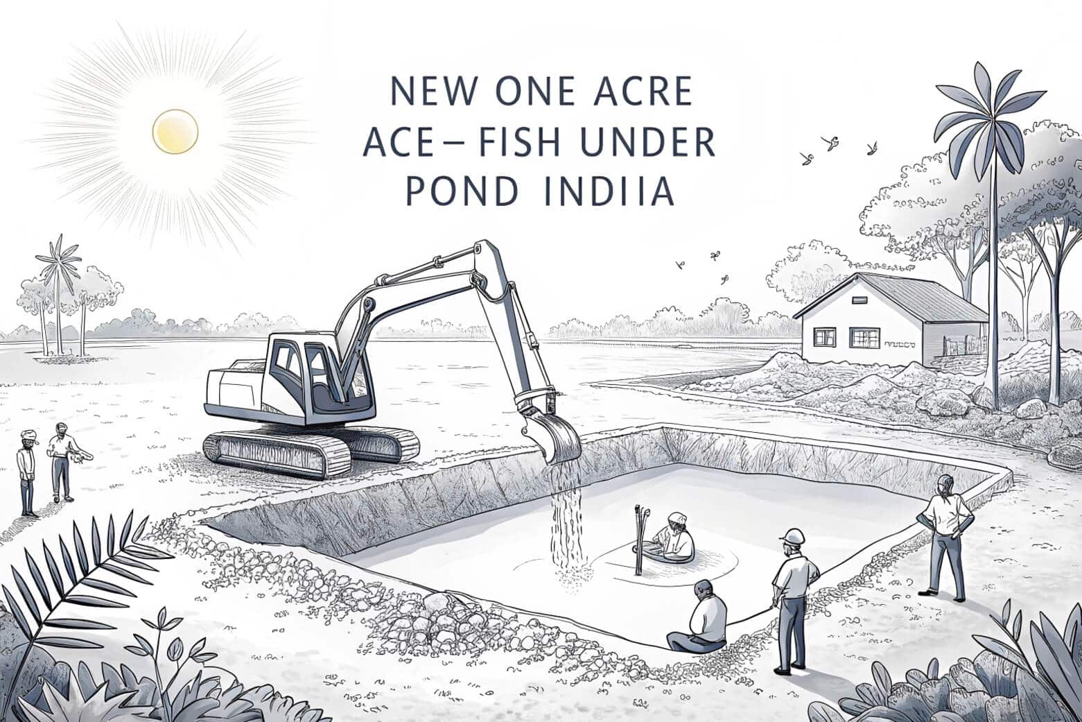 Construction of a new fish pond