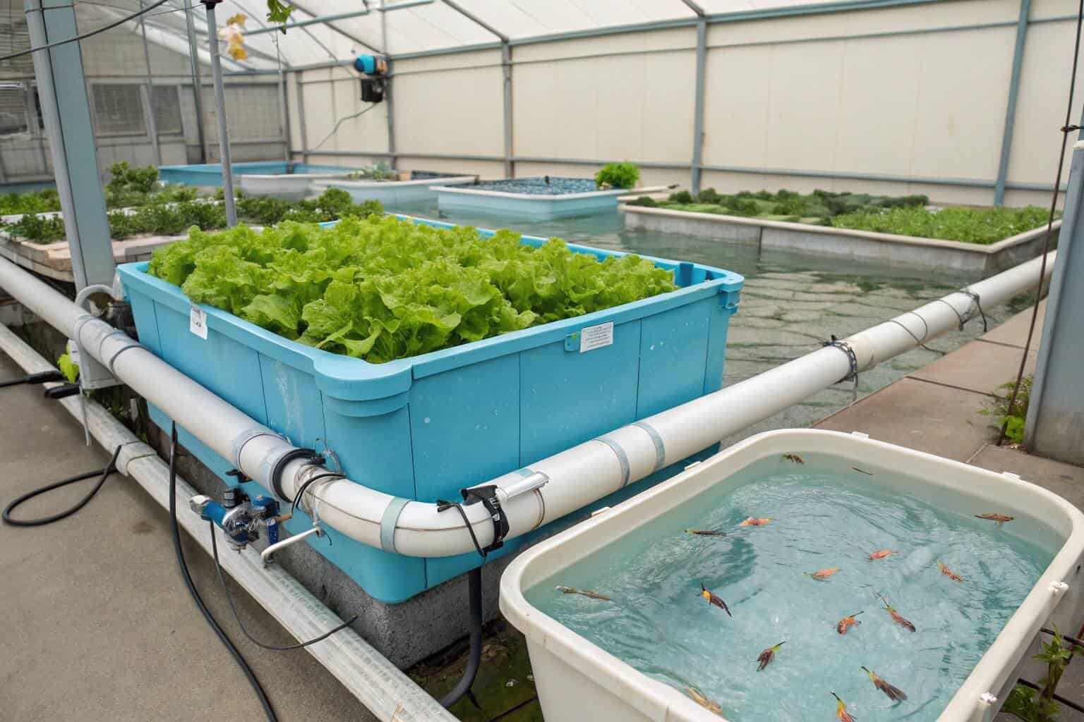 A collapsible plastic fish tank used for home aquaculture