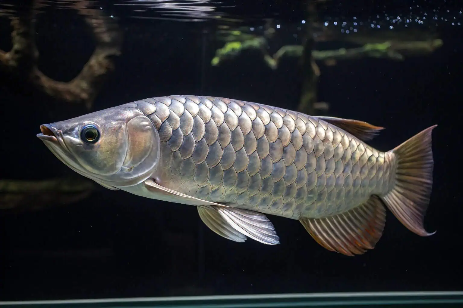 A stunningly patterned Discus fish