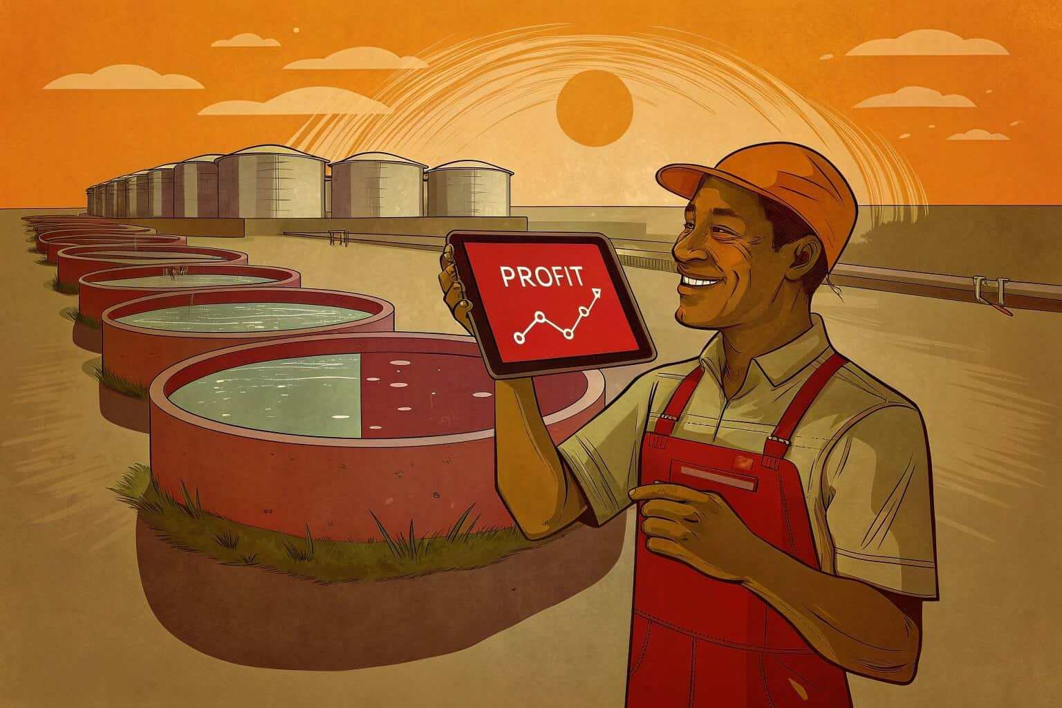 Water pollution coming from a pipe