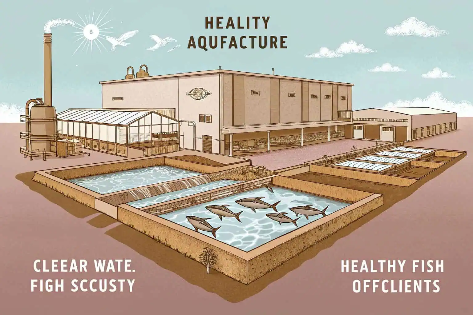 Fish farm overview