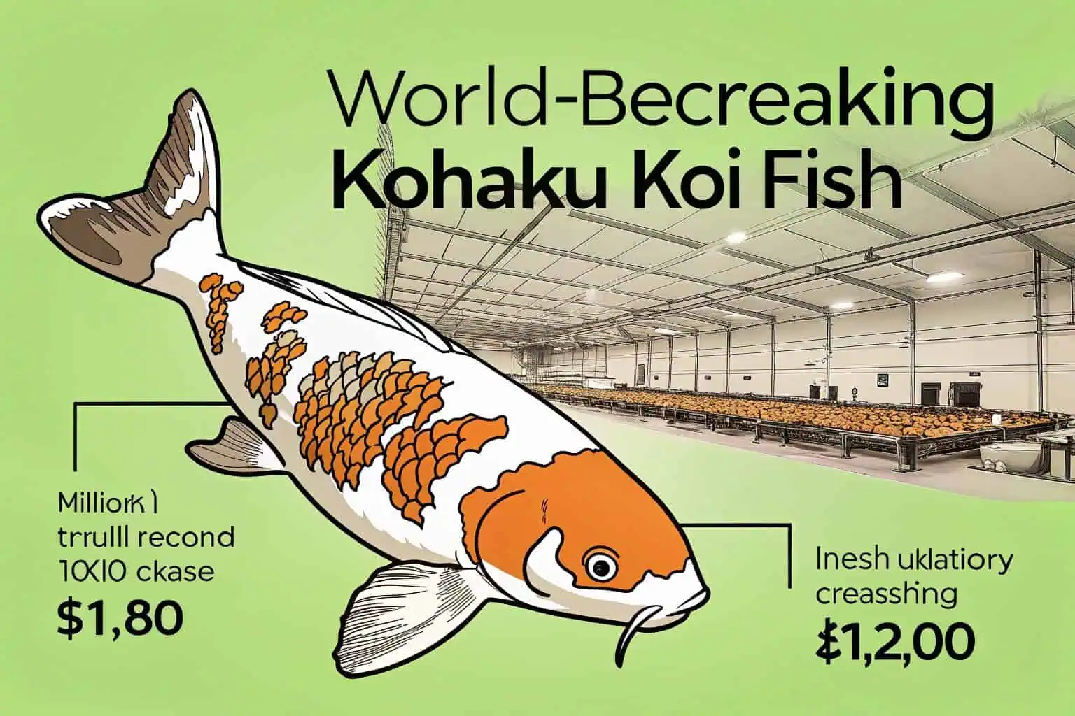 The record-breaking S Legend Koi fish