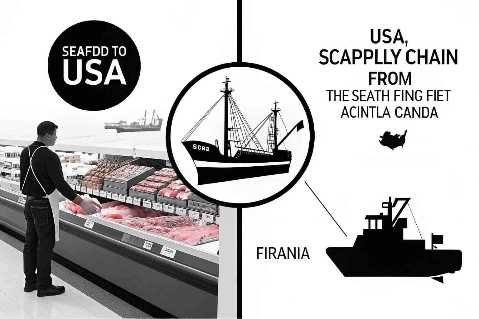 A map of the world with arrows pointing from various countries to the USA