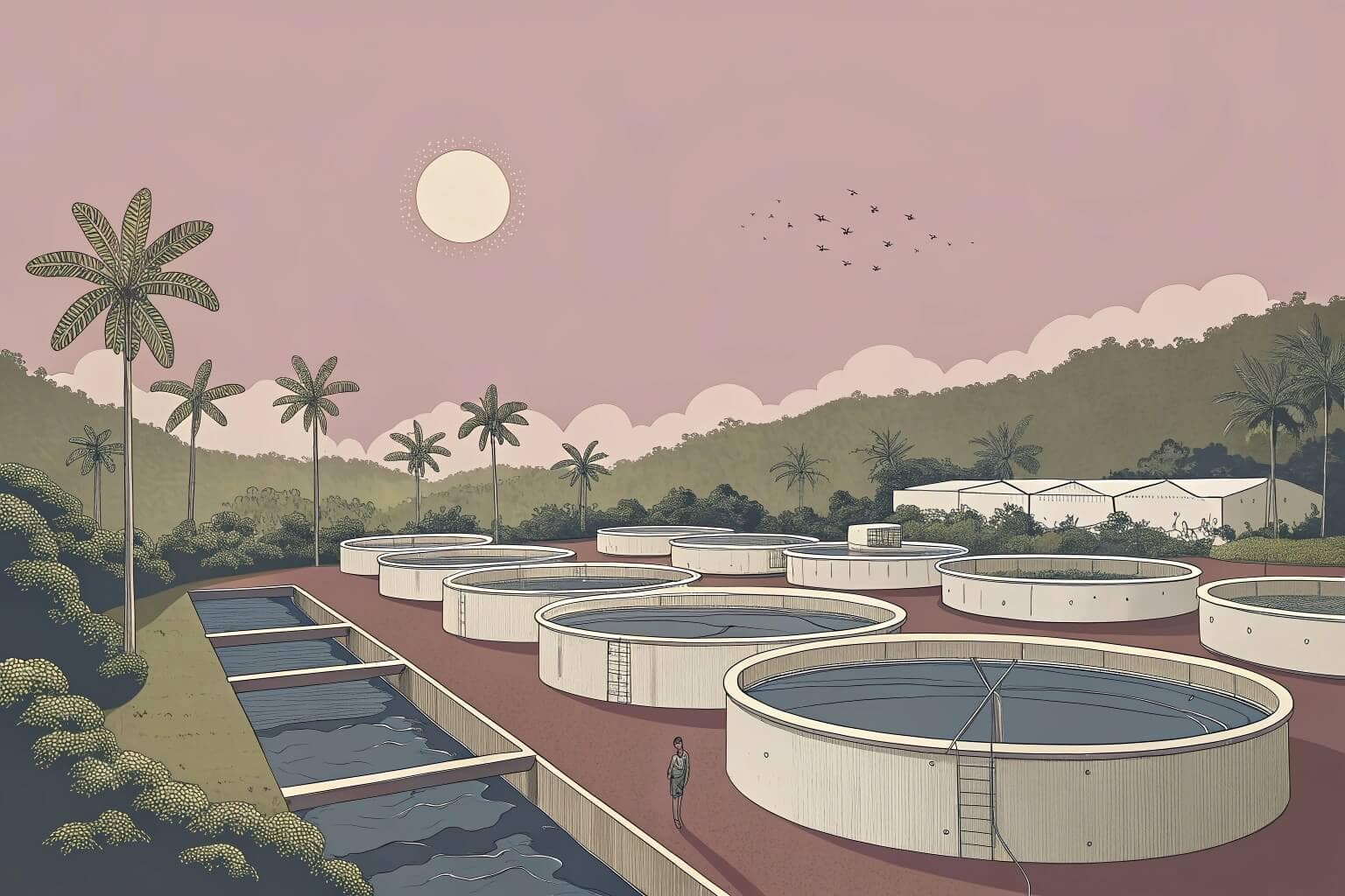 Graph showing top ornamental fish exporting countries