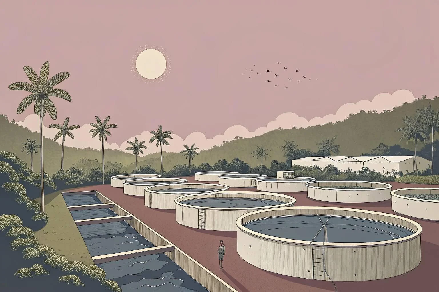 Graph showing top ornamental fish exporting countries