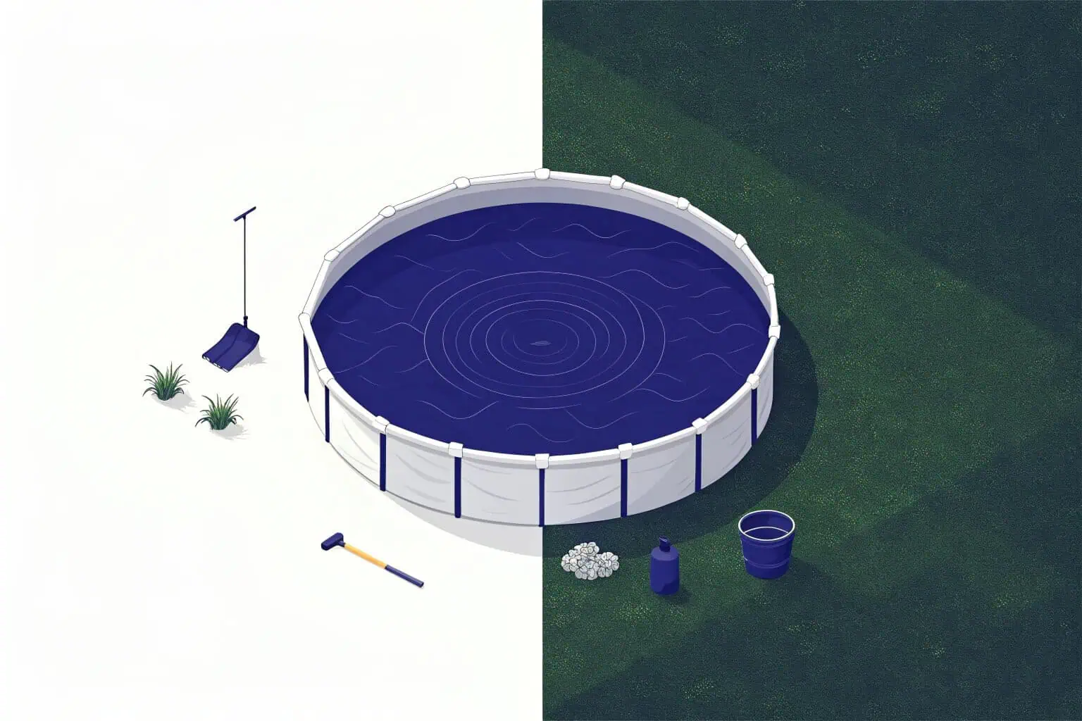 A diverse community aquarium with many fish species