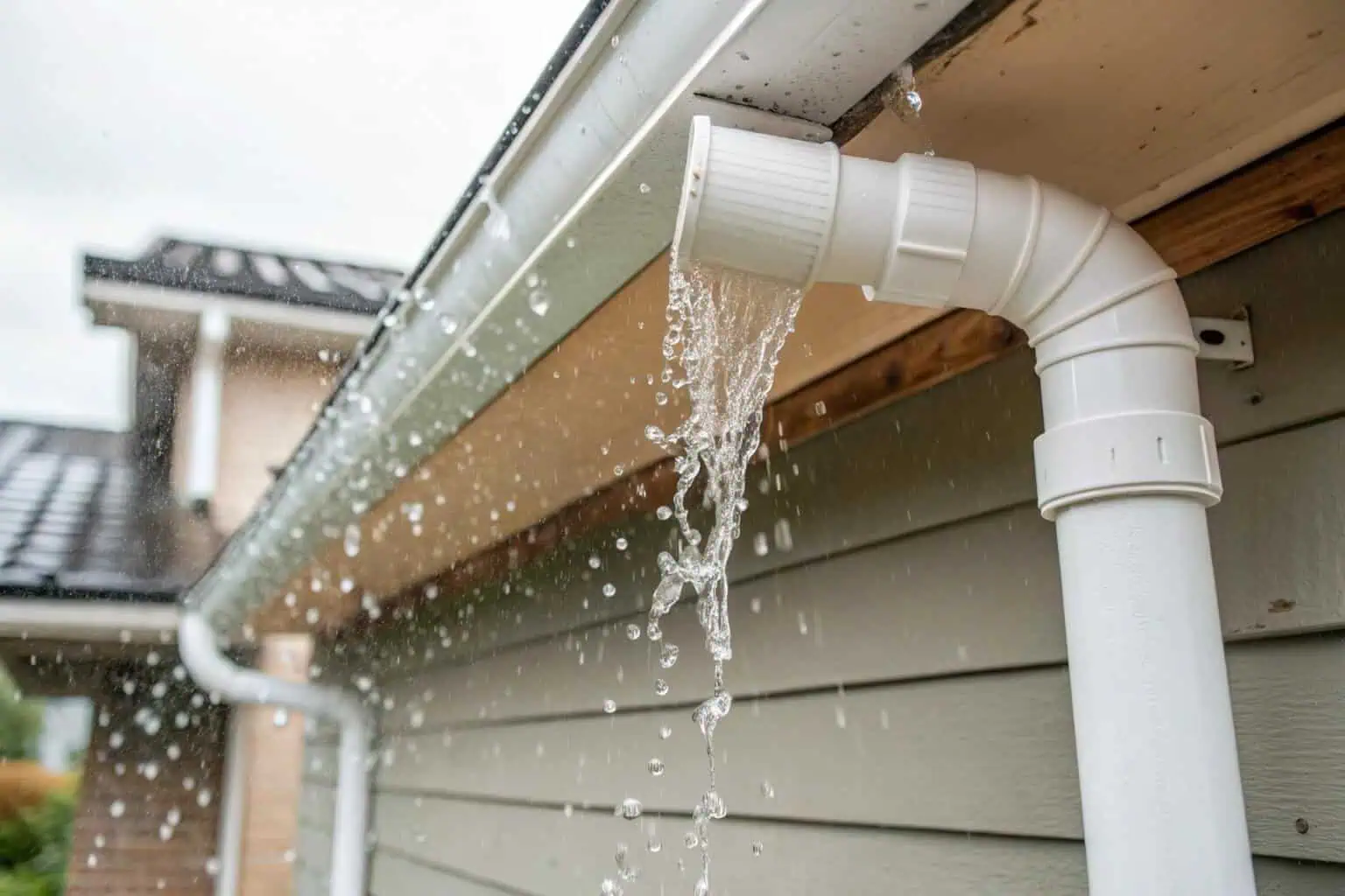 An efficient rainwater collection system with a first-flush diverter