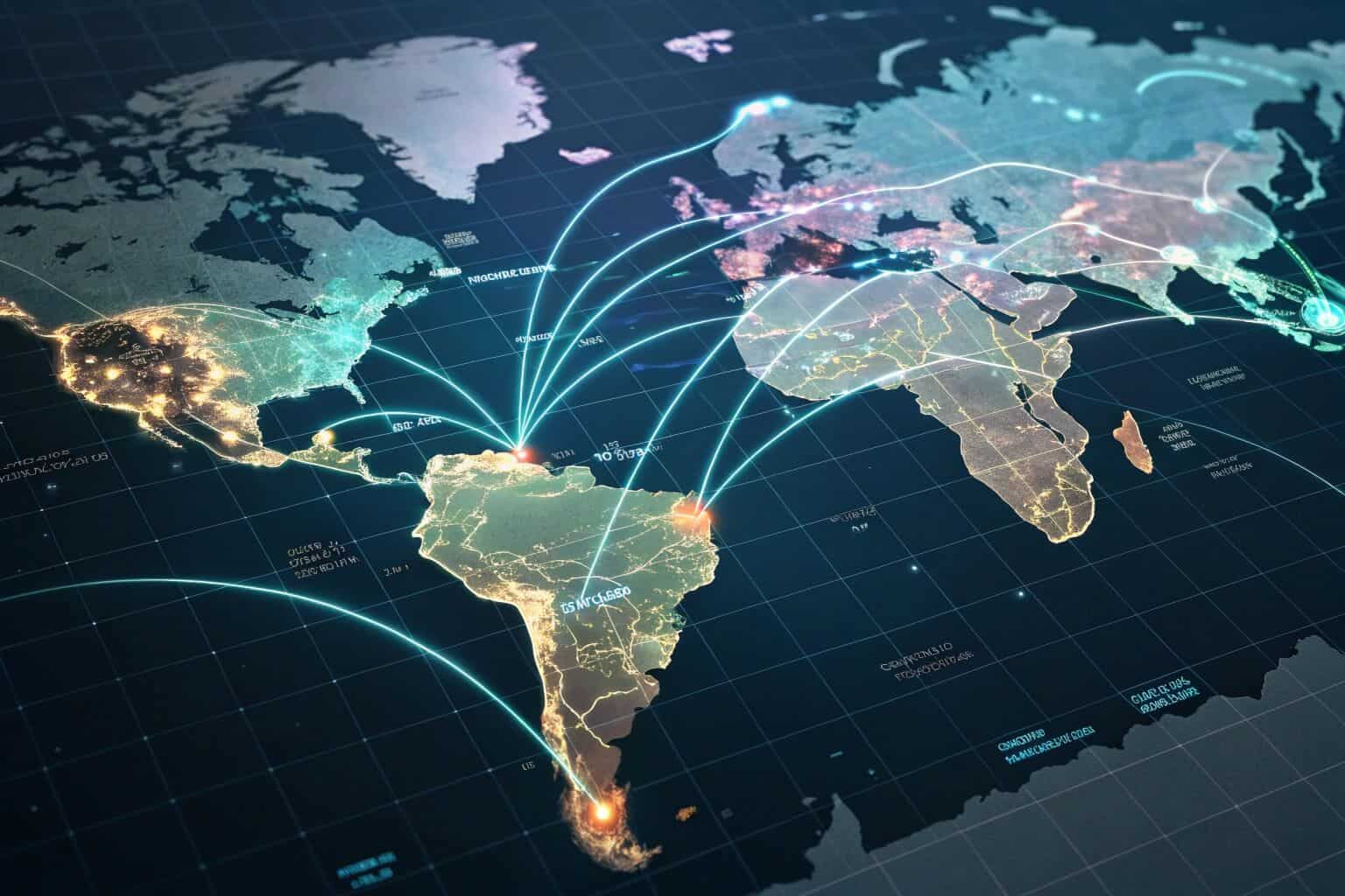 Map of the world highlighting major fish exporting countries