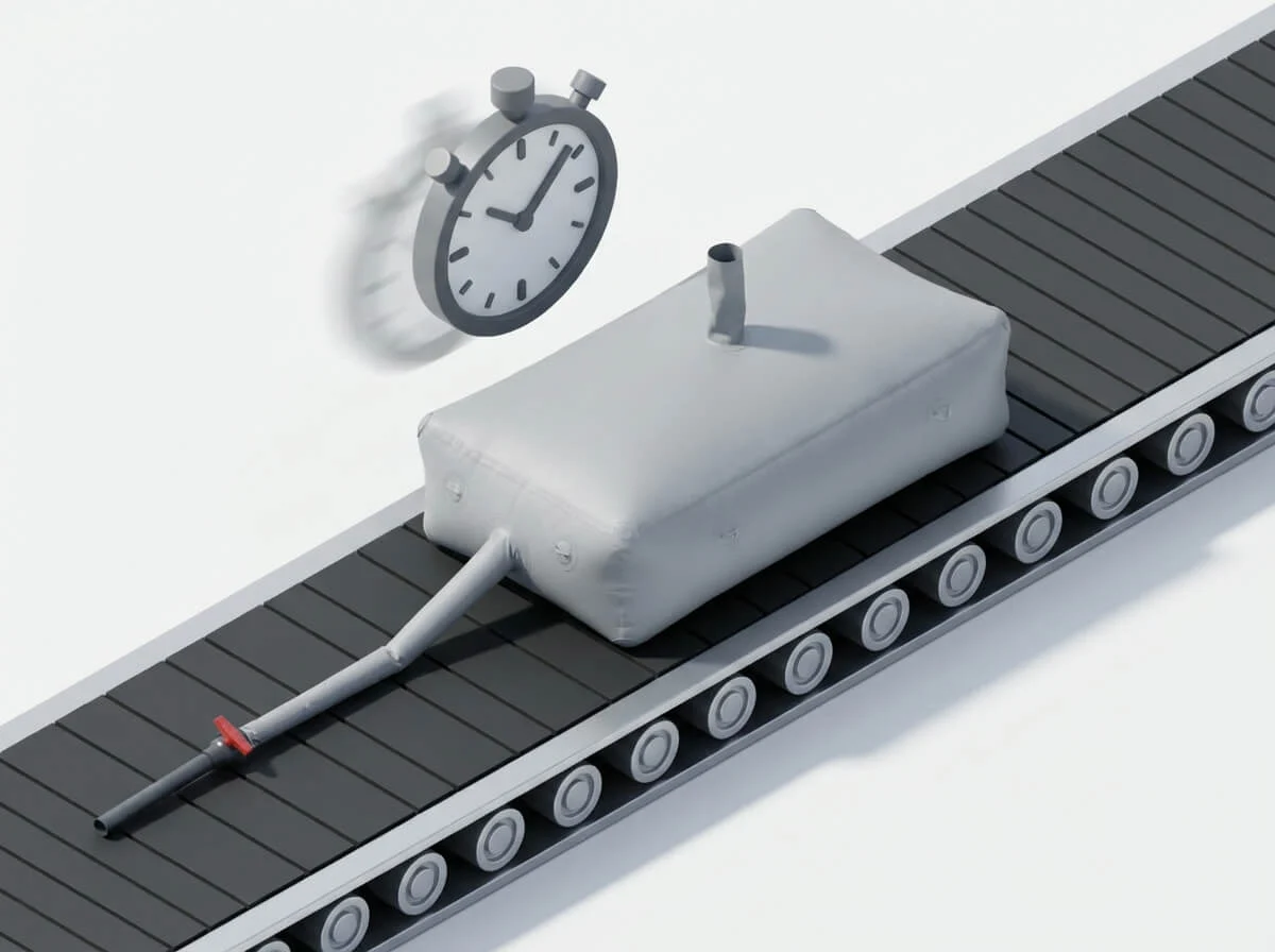 3D icon symbolizing fast production speed for bulk orders