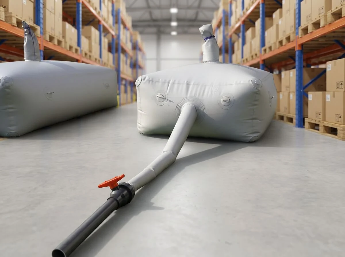 Wholesale PVC water tank pallet packaging ready for retail distribution