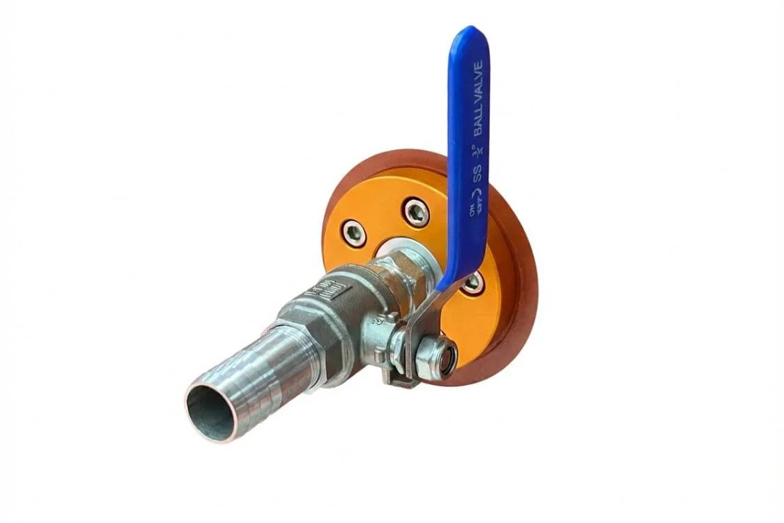 Corrosion-resistant reinforced PP and stainless steel biogas fittings